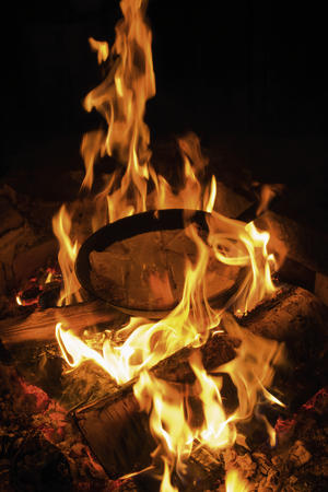 Pausen am Lagerfeuer