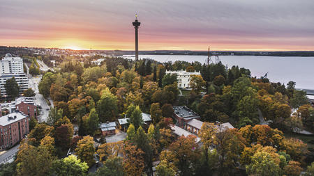 Tampere Herbst (c) Laura Vanzo, Sonnenuntergang